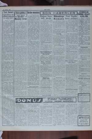    20 KWLOL 1940 Harb Vaziyeti> İngiliz-Alman mü- cadelesi hakkında ü noktai nazar Günün politikası Yazan » Hüzeyin lluslakbel