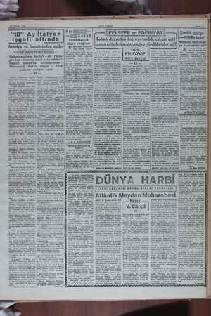  P'"" 1$ NİSAN 1941 —— “18" — Makedongalının tevkifi - Bir Türke yüz kişi - Remziyi nasıl yakaladılar?- İtalyan muvakkat...