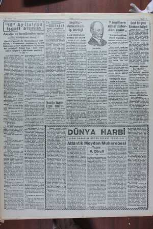    17 NISAN —— 1941 487 Ay işgali altında Antalya ve hav “Marki Faranti ile u ital yan alisinden notlar A Yazan: Dâniş Remzi