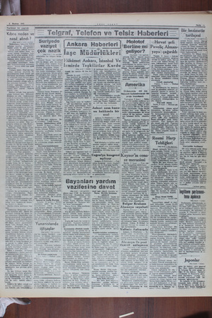    6 Haziran 1941 Tarıhten bir yaprak Kıbrıs neden ve, —— — Tel afamf_, Telefon ve Telsiz Haberleri — nasıl alındı ? (Baş...