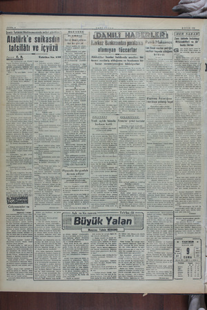    e ği el SAYFA: 3 izmi; İstiklâl Mahkemesinde nerğ; gördüm? Atatürk'e suikasdın tafsilâtı ve içyüzü Yaran (, R S — Hiç...