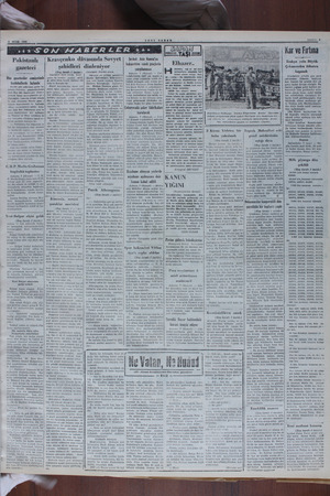    8 OCAK 1949 Pakistanlı gazeteci Dü Dün gazeteciler cemiyetinde hasbıhallerde bulundu Evelki gün şehrimize gelen ta- nınmiş