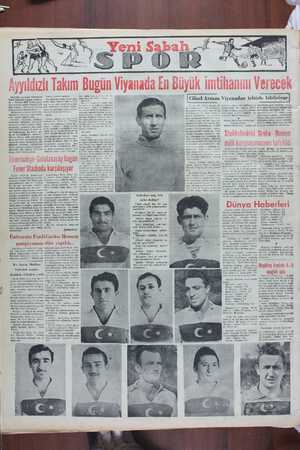    20/5/948 tarihinde Istanbulda İnönü Stadında yapılan Avustur- ya — Türkiye Milli Futbol maçı- 'hın revanşını yapmak üzere