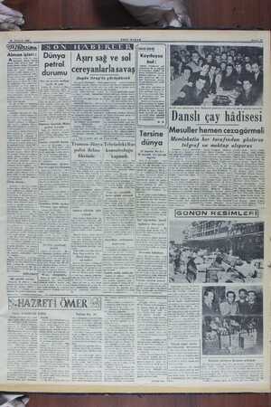  16 NİSAN 1940 O Rurika Alman işleri : Imanyada yeni bir idare kurulması dâvası  birinci plânda cihan efkârını işgal et- mekte