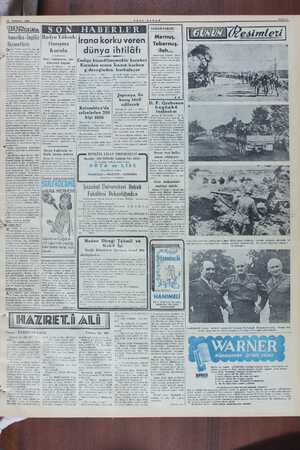 11 TEMMUZ 1950 a Amerika -İngiliz Radyo Y Siyasetleri: ünkü İngiliz gazeteleri, yine bü- D aa a eli e $ y l AA SEREe BleE fik