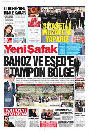 Yeni Şafak Gazetesi 24 Mart 2012 kapağı