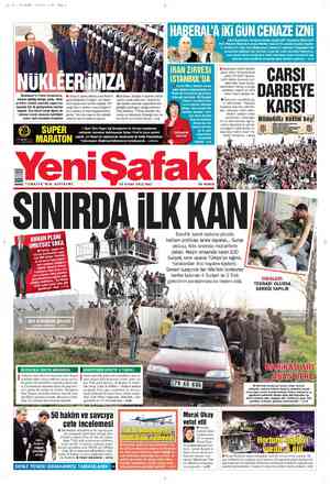 Yeni Şafak Gazetesi 10 Nisan 2012 kapağı