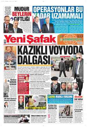 Yeni Şafak Gazetesi 9 Mayıs 2012 kapağı