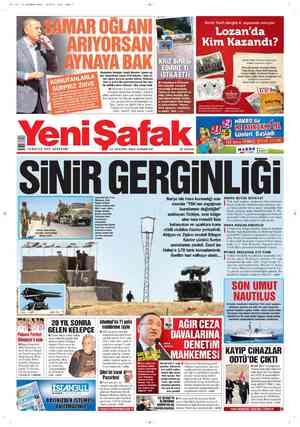 Yeni Şafak Gazetesi 30 Haziran 2012 kapağı