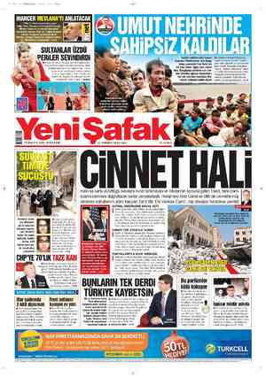 Yeni Şafak Gazetesi 31 Temmuz 2012 kapağı
