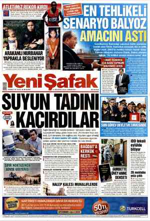 Yeni Şafak Gazetesi 4 Ağustos 2012 kapağı