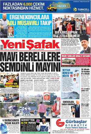 Yeni Şafak Gazetesi 10 Ağustos 2012 kapağı