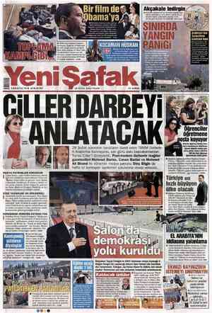 Yeni Şafak Gazetesi 30 Eylül 2012 kapağı