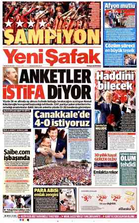  Yeni Safak, Sİ Afyon'da seçmenin nabzın tuttu. b e a A AN TE DE EZ A ŞT Yor. AK Parti olmasa, vay Türkiye'nin haline....