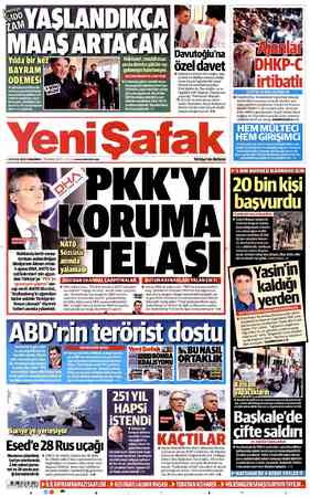    yy YULA Hükümet, emeklimaz- Davutoğlu'na z Karaf lla' n EYLE ir 4 özel davet Hi n KL ça terör ve mülteci sorumu olmal layla