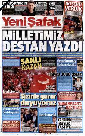  Y il) Gazetemizde yaklasık 20: KE ee erer erke een Ra e ey NRELCUĞ Eeee er e e ea e baz'ınnaası bugündefin Er YEN İRK TA ri