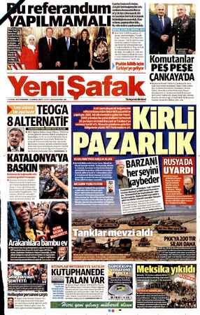    Cumhurbaşkanı Erdoğan, 25 Eylül'deki bağımsızlık refe- ıkonusunda Barza- ni'yibir kez daha uyardı.Biz. enbaşından beri...