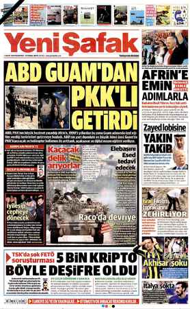       $ MAR 2018 PAZARTESİ» 75 KURUS (KKTC: 15 TL)? wyenisfak.com Türkiye'ni gi 41110) ABD PKK'nın büyük hezimet yaşadığı...