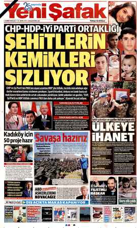    5 SUBAT 2019 SALI» TL (KKTC: 210) www.yenisafak. com Gİ sd a Madi MİLLER SIZLIYO CHP ve iyi Parti'nin PKK'nın siyasi...