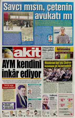 Yeni Akit sayfa 1