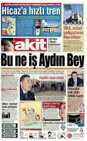 Yeni Akit sayfa 1