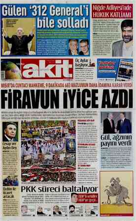 Yeni Akit sayfa 1