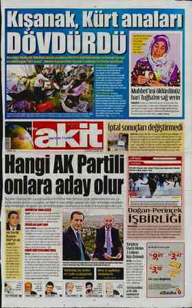 Yeni Akit sayfa 1