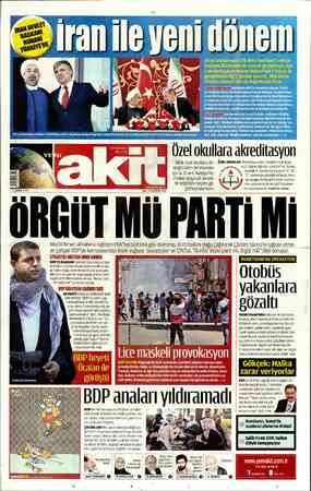 Yeni Akit sayfa 1