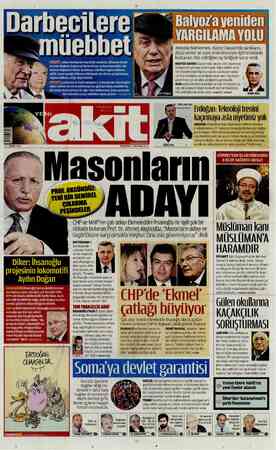 Yeni Akit sayfa 1