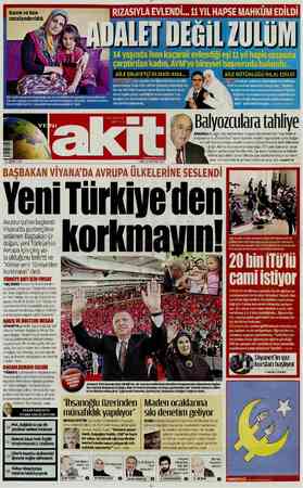 Yeni Akit sayfa 1
