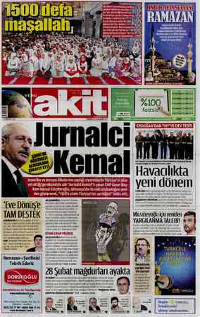 Yeni Akit sayfa 1