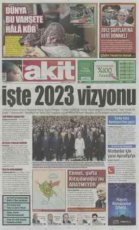 Yeni Akit sayfa 1