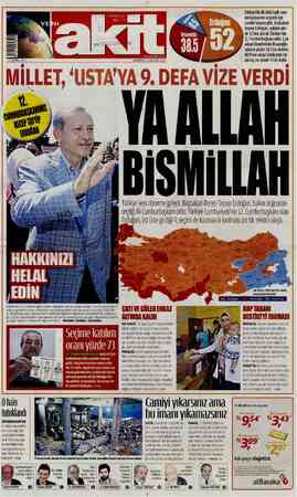 Yeni Akit sayfa 1