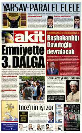 Yeni Akit sayfa 1
