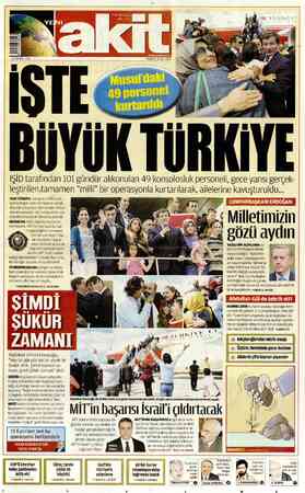 Yeni Akit sayfa 1