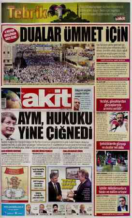  —a AMAY Y AY ge SEnR Bölgenin yegâne umudu Türkiye BAYRAM mesajı yayınlayan Cumhurbaşkanı Er- | doğan, “Unutmayı- b —0 ıw'