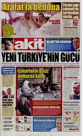 Yeni Akit sayfa 1