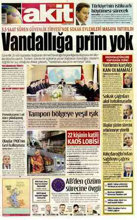 Yeni Akit sayfa 1