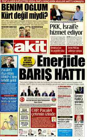 Yeni Akit sayfa 1