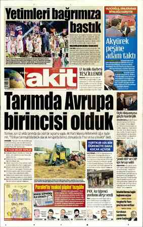 Yeni Akit sayfa 1