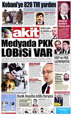 Yeni Akit sayfa 1
