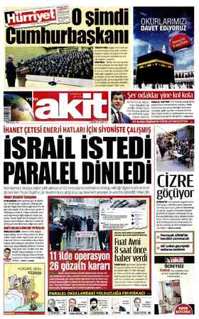 Yeni Akit sayfa 1