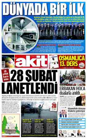  Ahmet Davutoğlu, lstanbul Boğazı'na yapılacak ve dünyada bir ilk olma ozellıgme sahip 3 katlı Büyük İstanbul Tüneli'nin 3,5