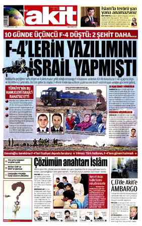 Yeni Akit sayfa 1