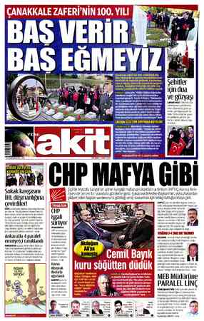 Yeni Akit sayfa 1