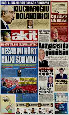 Yeni Akit sayfa 1