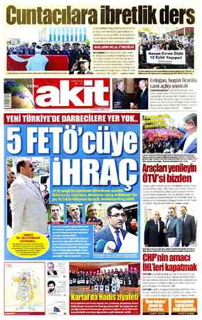 Yeni Akit sayfa 1