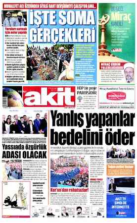 Yeni Akit sayfa 1