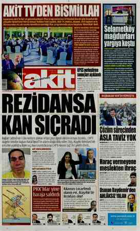 Yeni Akit sayfa 1