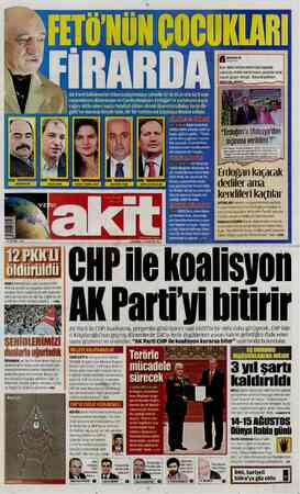  AK Parti hükümetini itibarsızlaştırmaya yönelik 17 ve 25 Aralık kirli ope- rasyonlarını düzenleyen ve Cumhurbaşkanı Erdogan n